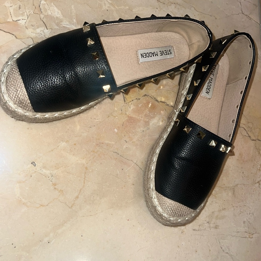 Steve Madden stud espadrilles